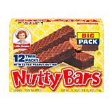 Little Debbie Nutty Bars Wafers w/Extra Peanut Butter 24 Ct Full-Size Picture